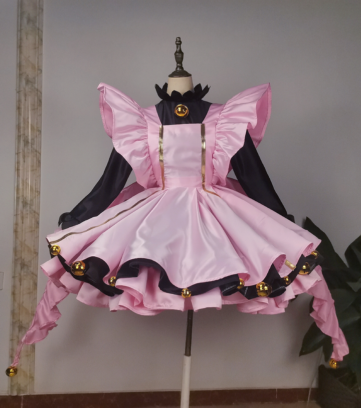 Cardcaptor Sakura Clear Card Sakura Kinomoto Black Cat Cosplay Costume Maid Dress From Yicosplay