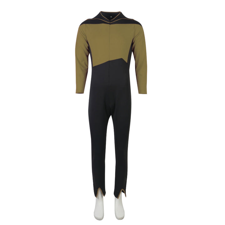 Star Trek Tng Jean Luc Picard Cosplay Costume 1-ST Flight Suit-Yellow From Yicosplay