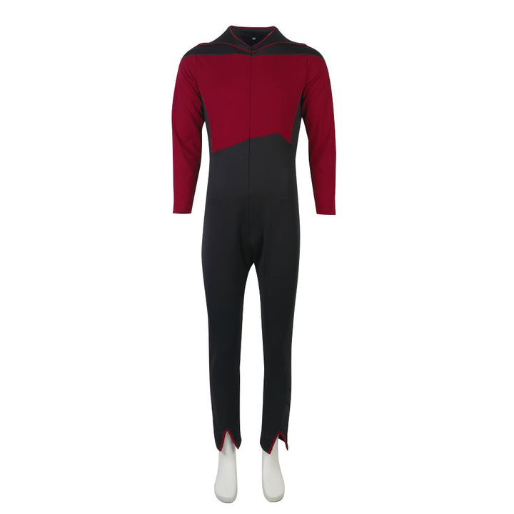 Star Trek Tng Jean Luc Picard Cosplay Costume 1- ST Flight Suit-Red From Yicosplay