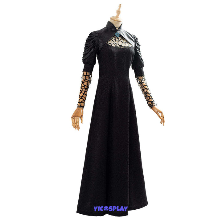 Yennefer Black Mask Dress From Yicosplay