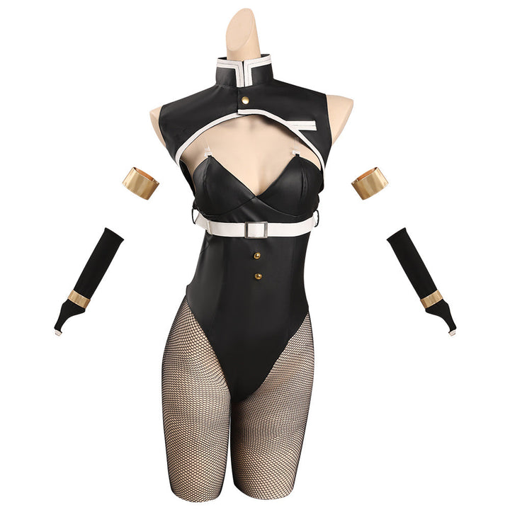 Tengen Uzui Black Bunny Girl Outfit Cosplay Costume From Yicosplay