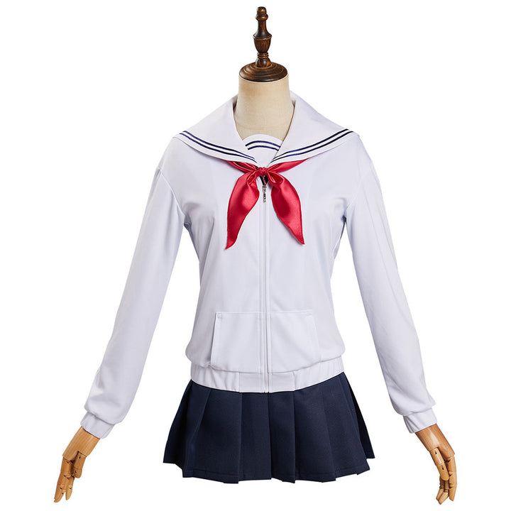 Yutori White Navy Sailor Cosplay Costume From Yicosplay