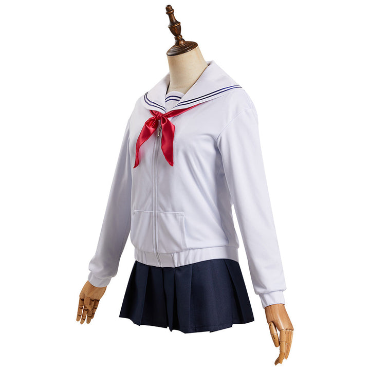 Yutori White Navy Sailor Cosplay Costume From Yicosplay