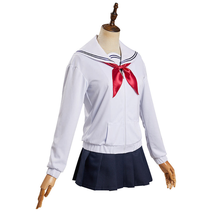 Yutori White Navy Sailor Cosplay Costume From Yicosplay