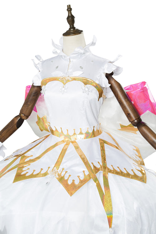 Clear Card Sakura Kinomoto Snow Angel fancy Dress Cosplay Costume-Yicosplay