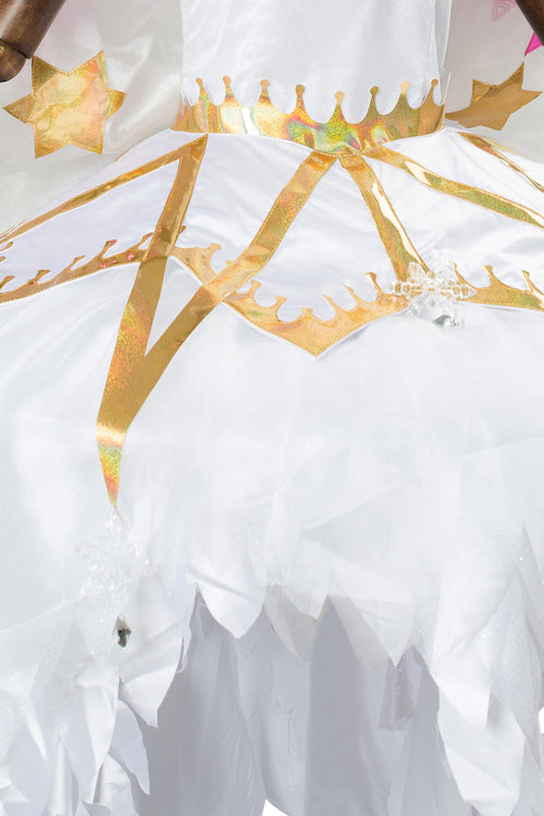 Clear Card Sakura Kinomoto Snow Angel fancy Dress Cosplay Costume-Yicosplay
