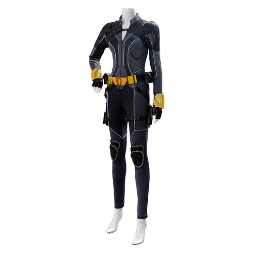 Black Widow Natasha Romanoff Jumpsuit Outfit Cosplay Costume-Yicosplay