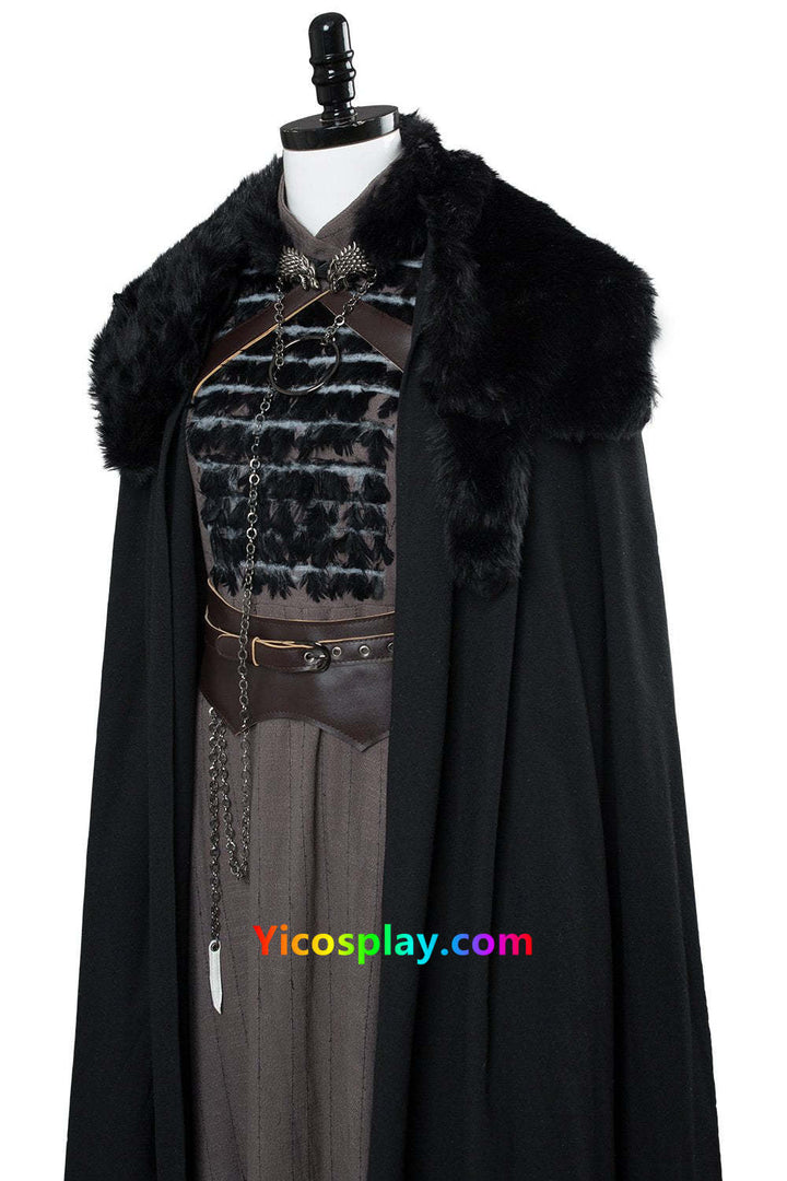 Got Game Of Thrones Sansa Stark Outfit Cosplay Costume Women Halloween Costume Dress-Yicosplay