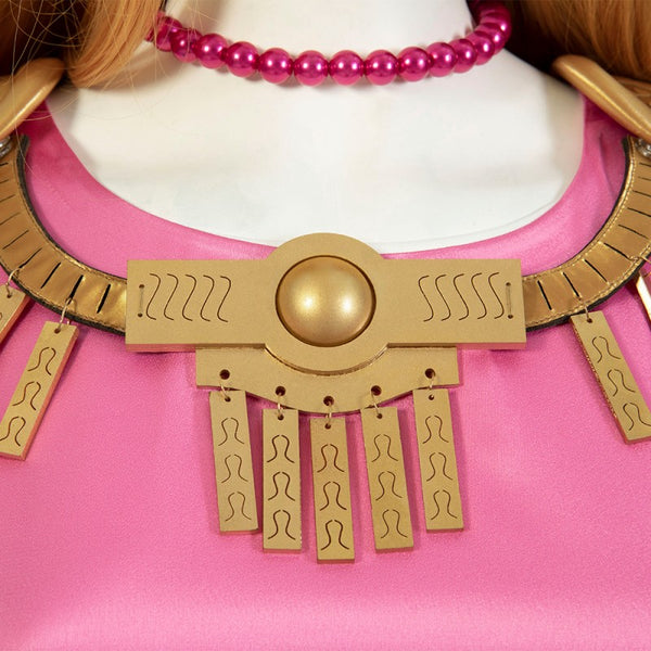 The Legend of Zelda Princess Zelda Pink Dress Outfit Cosplay Costume-Yicosplay