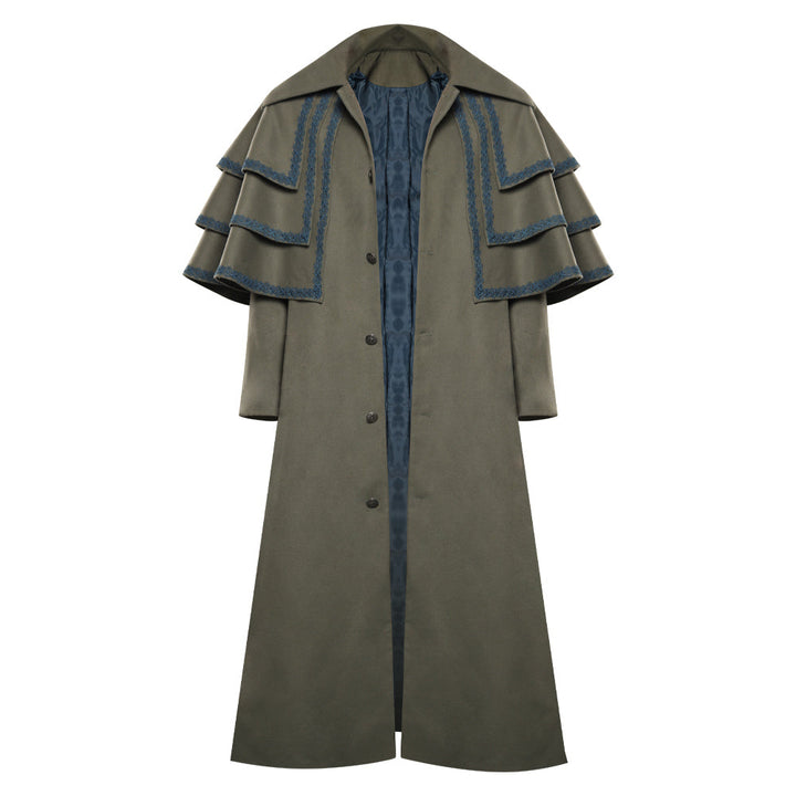 Aziraphale Trench Coat Cosplay Costume From Yicosplay