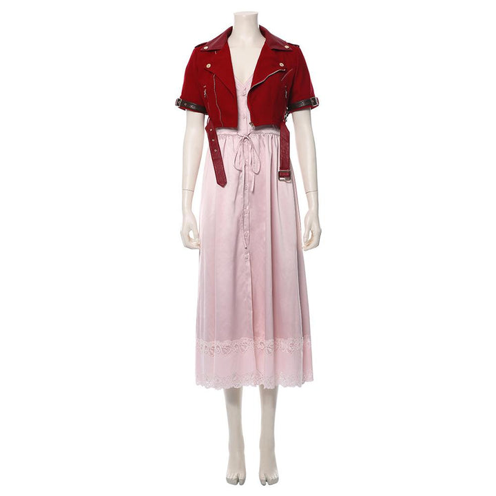 Final Fantasy VII Remake FF7 Aerith Gainsborough Cosplay Costume From Yicosplay