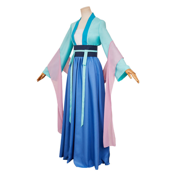 Maomao Green And Blue Cosplay Dress – Yicosplay