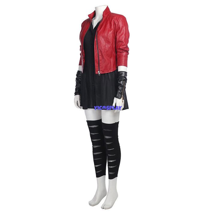 Avengers: Age of Ultron Scarlet Witch Cosplay Costume Outfits Halloween Suit-Yicosplay