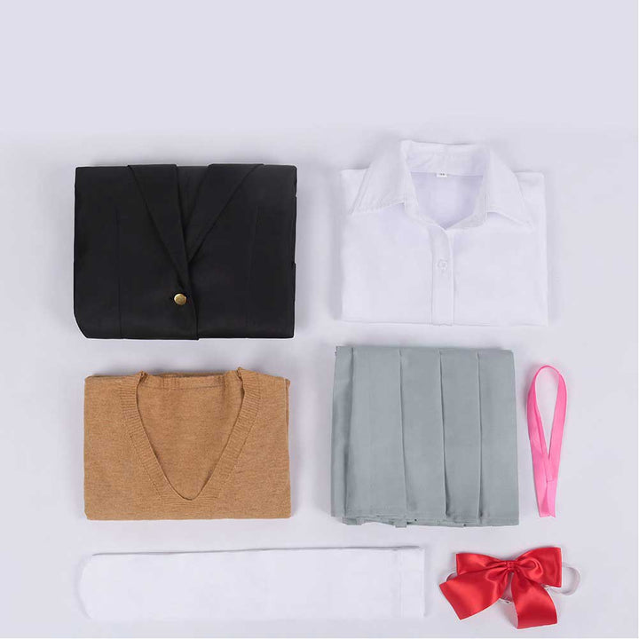 Mikari Tachibana Women Black Uniform From Yicosplay