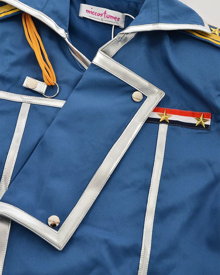 Fullmetal Alchemist Roy Mustang Military Cosplay Costume Uniform-Yicosplay