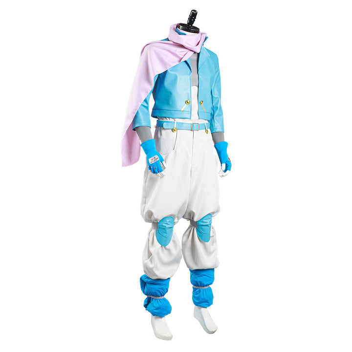 JoJo‘s Bizarre Adventure Part 2 Battle Tendency Caesar Anthonio Zeppeli Coat Pants Outfits Cosplay Costume-Yicosplay