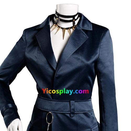 League of Legends LOL KDA Agony‘s Embrace Evelynn Coat Belt Outfits Halloween Suit Cosplay Costume-Yicosplay