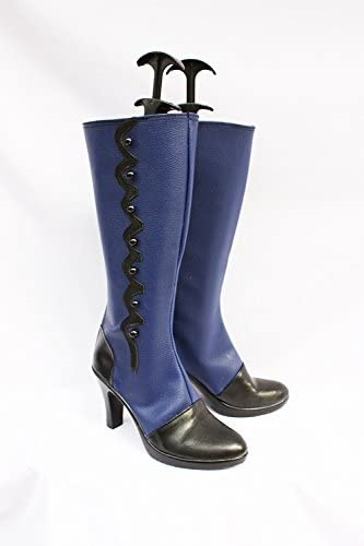 Black Butler Ciel Cosplay Boots Shoes Blue-Yicosplay