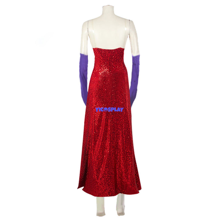 Jessica Rabbit Costume Halloween Corset Dress For Sale – Yicosplay