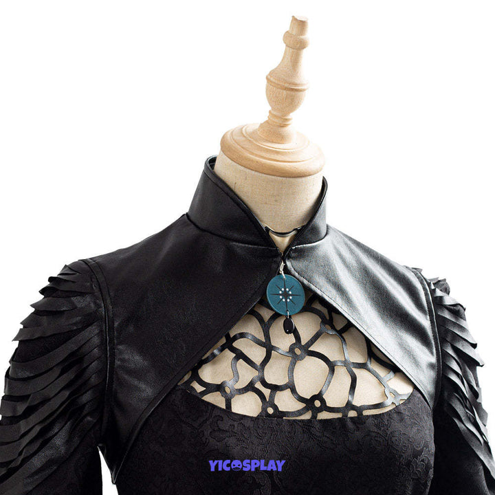 Yennefer Black Mask Dress From Yicosplay