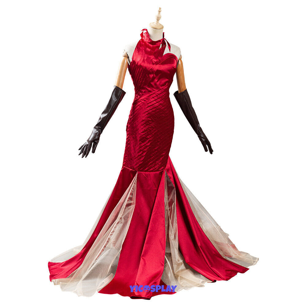 Cruella De Vil Red Dress Costume – Yicosplay