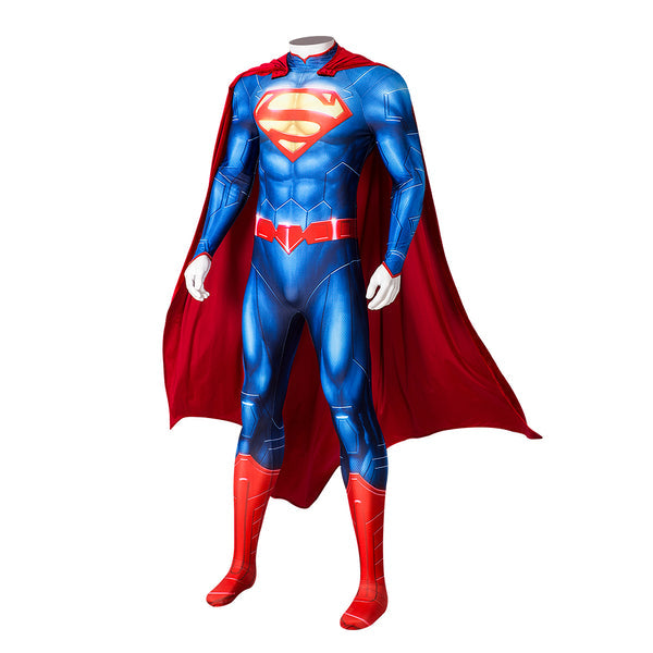 New Superman Cosplay Costume Superhero Halloween Suit-Yicosplay