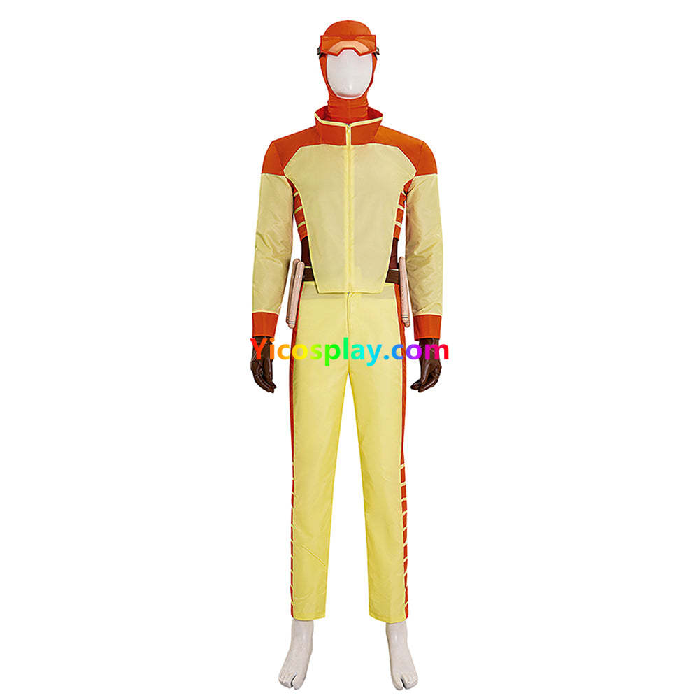 Rex Splode Yellow Cosplay Outfit – Yicosplay