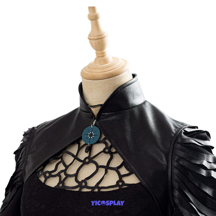 Yennefer Black Mask Dress From Yicosplay