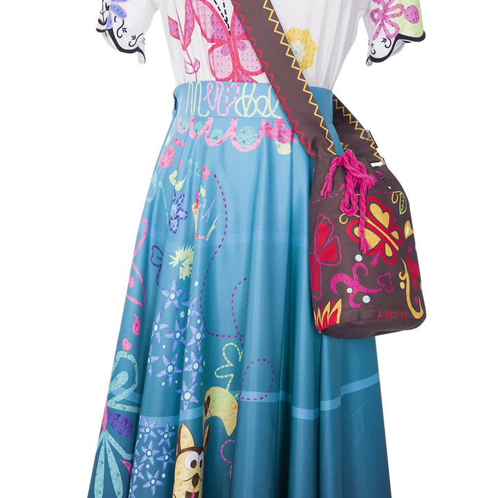 Mirabel Madrigal Costume Adults Cosplay Dress Outfit-Yicosplay