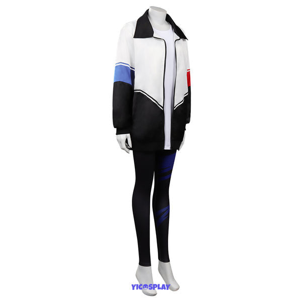 Valorant Jett Cosplay Costume T-shirt Pants Outfits Halloween Suit-Yicosplay