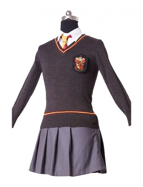 Harry Potter Gryffindor Hermione Granger Adults Uniform Cosplay Costume-Yicosplay