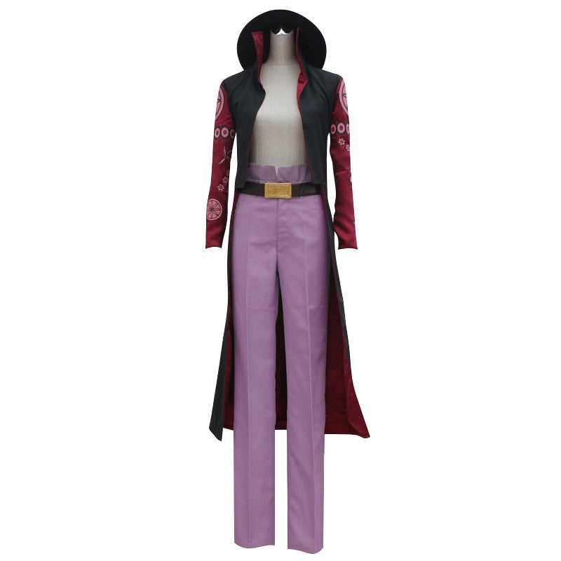 Mihawk Clothes Patterns Dracule Mihawk Hawk Eyes Cosplay Costume Halloween Suit – Yicosplay