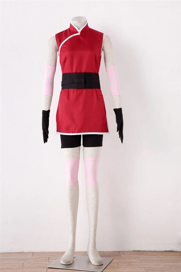 Sakura Haruno Shippuden Cosplay Outfit Halloween Costume From Yicosplay