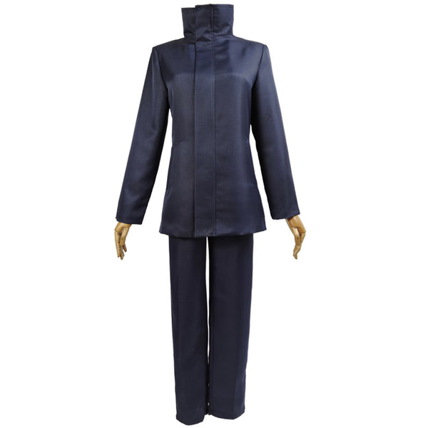 Gojo Robe Blue Satoru Gojo Deep Blue Suit Cosplay Costume – Yicosplay
