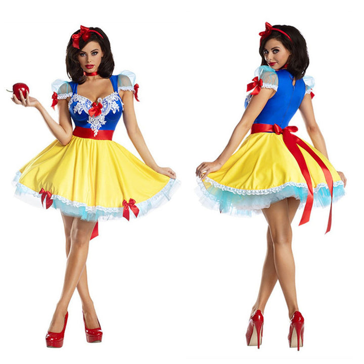 Snow White Poison Apple Costume Storybook Character Costumes for Adult Women-Yicosplay