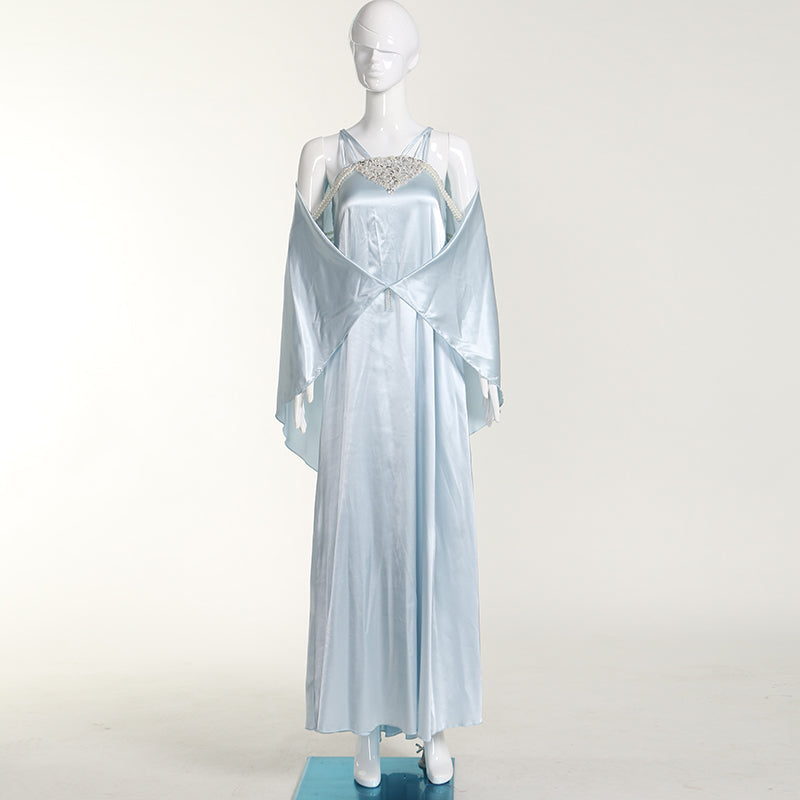 Padme Amidala Blue Cosplay Nightgown – Yicosplay