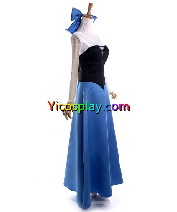 Human Ariel Blue Cosplay Dress – Yicosplay