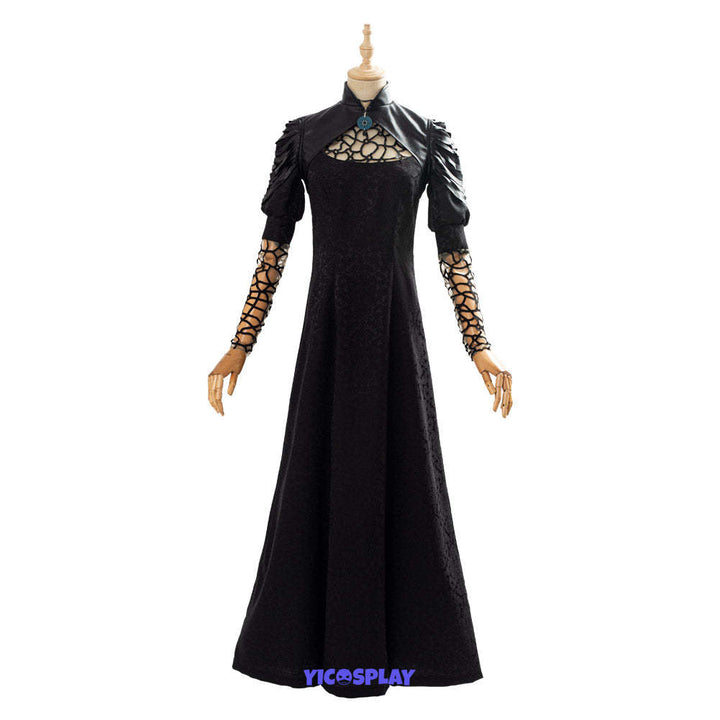 Yennefer Black Mask Dress From Yicosplay