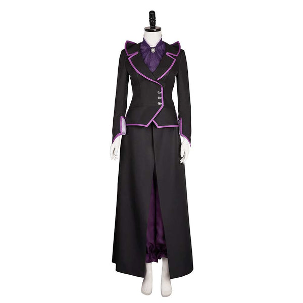 Agatha Women Black Purple Witch Outfit From Yicosplay