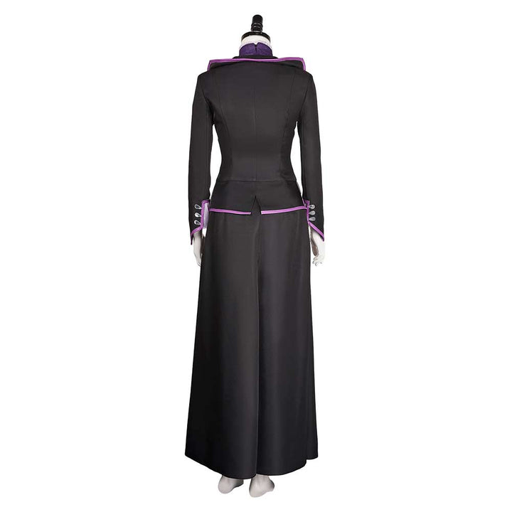 Agatha Women Black Purple Witch Outfit From Yicosplay