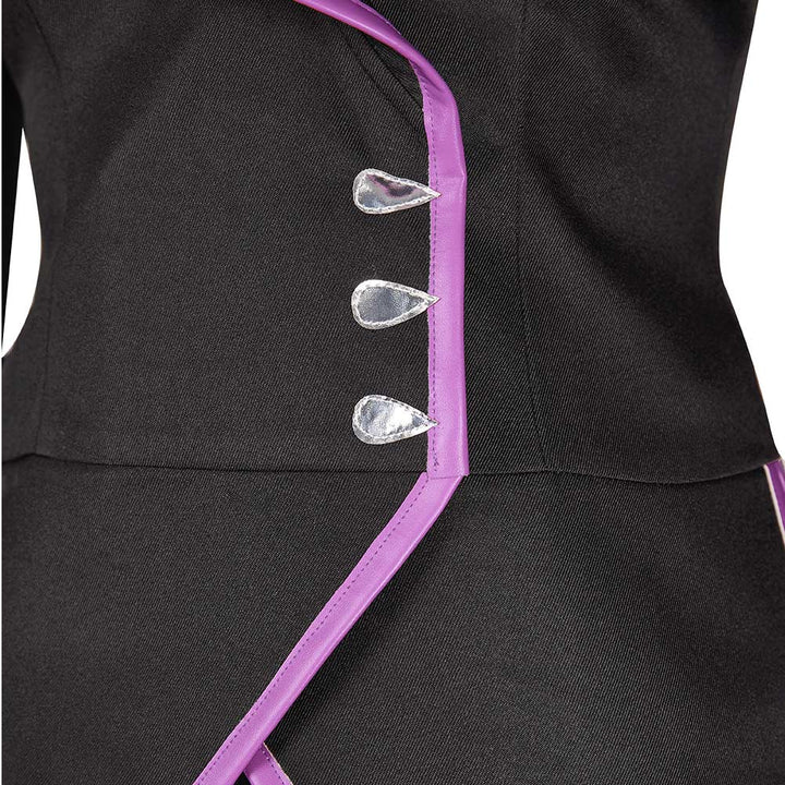 Agatha Women Black Purple Witch Outfit From Yicosplay