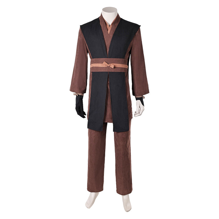 Anakin Skywalker Brown And Black Outfit Cosplay Costume From Yicosplay