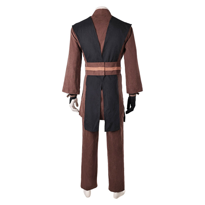 Anakin Skywalker Brown And Black Outfit Cosplay Costume From Yicosplay