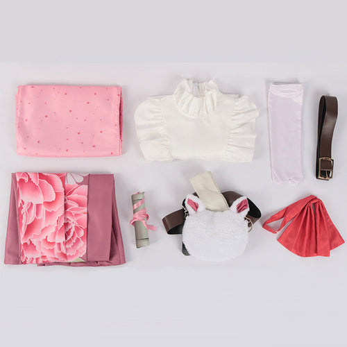 Nezuko Kamado New Pink Cosplay Kimono From Yicosplay