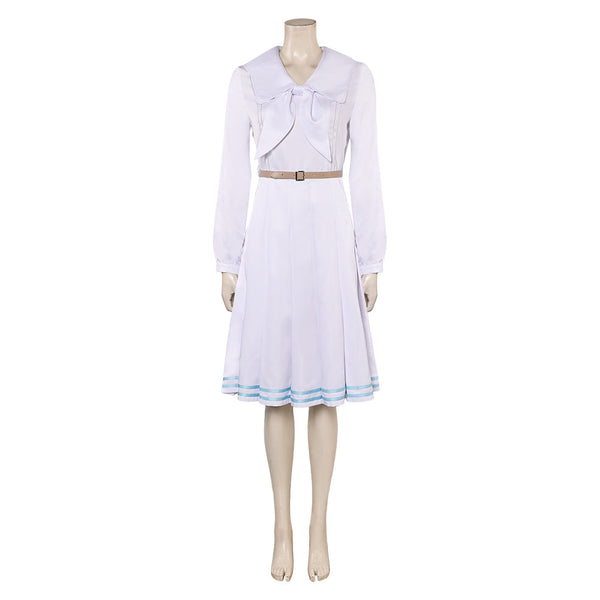 Haru Women White Dress From Yicosplay