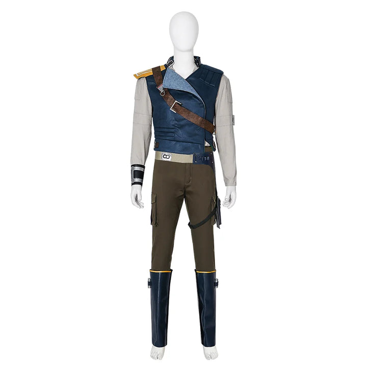 Star Wars Jedi Fallen Order Cal Kestis Costume Cosplay Outfit-Yicosplay