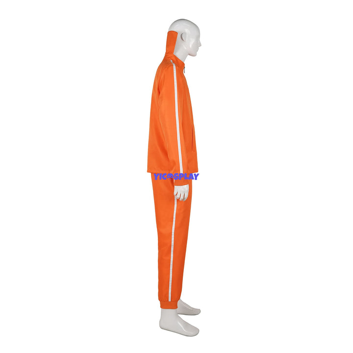 Despicable Me Victor Costume Orange Suit with Wig-Yicosplay