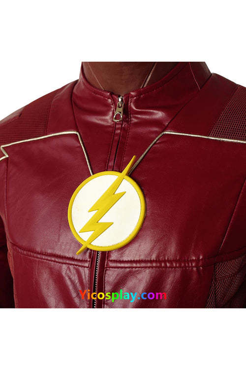 The Flash Season 4 Barry Allen Flash Outfit Jumpsuit Uniform Cosplay Costume-Yicosplay