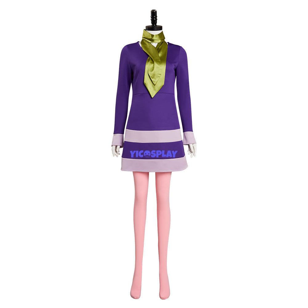 purple dress daphne costume Ovokcina Halloween Dresses Short Sleeve Bodycon Scoopy Doo Mini with Scarf : Clothing, Shoes & Jewelry Our products are proof that with the right people even a simple idea can grow into something incredible MSBASIC Halloween Costumes Sexy Women