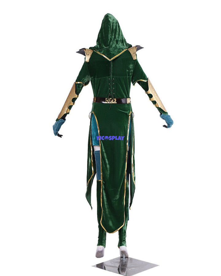 Jade Mortal Kombat 11 Costume Cosplay Outfits-Yicosplay